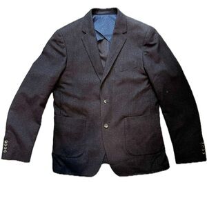 Boden Charcoal Cotton Blazer for Men 42R